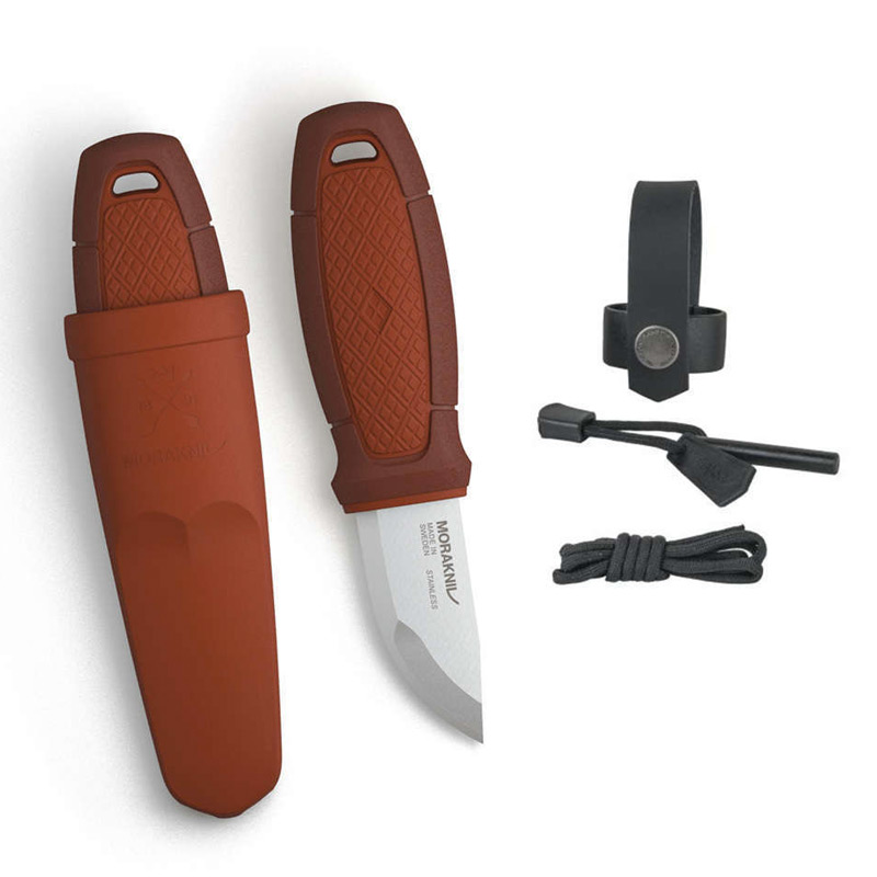 Eldris Neck Knife, Fire Starter Kit Red