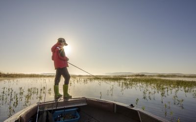 Frosty mornings…kayaks…Spinners and Bass!